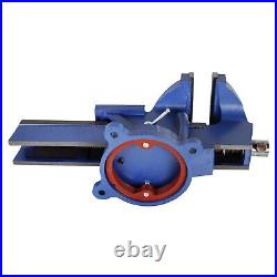 8 Swivel Bench Vise 8-Inch Heavy Duty Bench Vise Clamp Vises Locking Base To