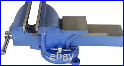8 Swivel Bench Vise 8-Inch Heavy Duty Bench Vise Clamp Vises Locking Base Top A