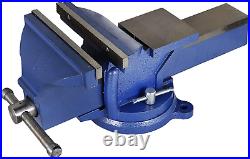 8 Swivel Bench Vise 8-Inch Heavy Duty Bench Vise Clamp Vises Locking Base Top A