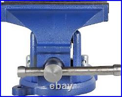 8 Swivel Bench Vise 8-Inch Heavy Duty Bench Vise Clamp Vises Locking Base Top A