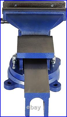 8 Swivel Bench Vise 8-Inch Heavy Duty Bench Vise Clamp Vises Locking Base Top A