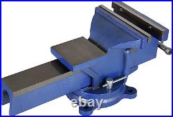 8 Swivel Bench Vise 8-Inch Heavy Duty Bench Vise Clamp Vises Locking Base Top A