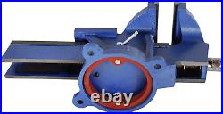 8 Swivel Bench Vise 8-Inch Heavy Duty Bench Vise Clamp Vises Locking Base Top A