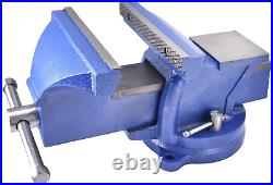 8 Swivel Bench Vise 8-Inch Heavy Duty Bench Vise Clamp Vises Locking Base Top A