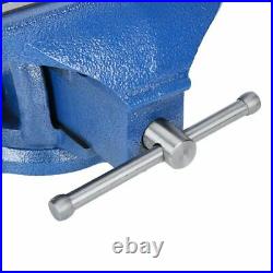 8 inch BENCH VISE Anvil Table HEAVY DUTY VICE with Anvil Swivel Locking Base USA
