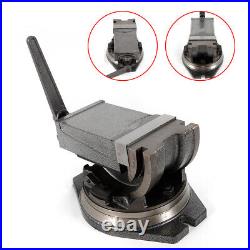 90º Tilting Angle Vise Precision Milling Vise Swivel Base 2 Way Clamp Vise 5'