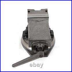 90º Tilting Angle Vise Precision Milling Vise Swivel Base 2 Way Clamp Vise 5'