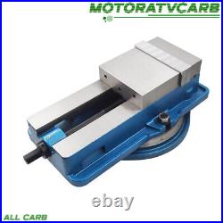 ALL-CARB 6 ×7.5 Lockdown CNC Milling Machine Bench Vise W. 360° Swiveling Base