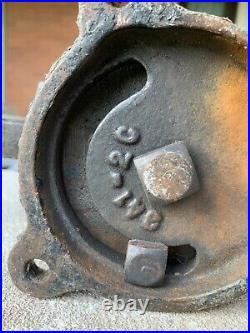 ANTIQUE HDWE & FDRY CO. Littlestown NY USA RATCHETING SWIVEL BASE BENCH VISE