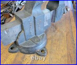 ANTIQUE Tools CHARLES PARKER 973 ½ Swivel or Fixed Base Vise 3-½ Jaws PRISTINE