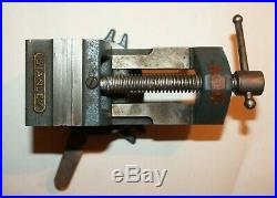 A Vintage Stanley Machinist Vise No. 5992A Locking Swivel Base