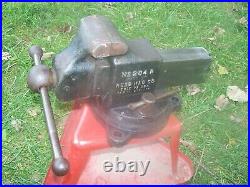 American Made Reed No. 204r Swivel Base 4 Inch Bench Vise