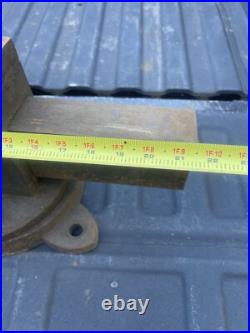American Scale Co Kansas City MO #78 Vise 5 Jaw W Swivel Base Vintage