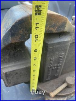 American Scale Co Kansas City MO #78 Vise 5 Jaw W Swivel Base Vintage