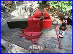 American Scale No. 64 Vise, 4-1/2jaw, Swivel base Red Seal, 75#NICE#A5.23.20