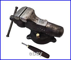 Antique 3 Wilton 930 Toddler 2.5 Bullet Vise 2-1/2 Swivel Base, 62 Years Old
