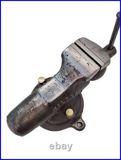 Antique 3 Wilton 930 Toddler 2.5 Bullet Vise 2-1/2 Swivel Base, 62 Years Old