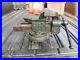 Antique Athol Machine & Foundry Co. Bench Vise With Swivel Jaw & Base Starrett