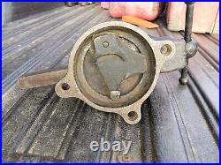 Antique Athol Machine & Foundry Co. Bench Vise With Swivel Jaw & Base Starrett