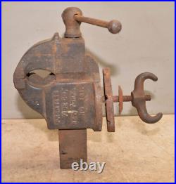 Antique Prentiss swivel base bench vise No 181 gunsmith collectible tool