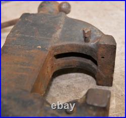 Antique Prentiss swivel base bench vise No 181 gunsmith collectible tool