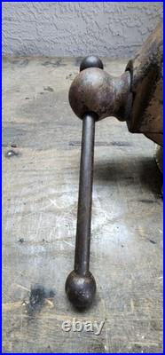 Antique REED MFG Erie PA Swivel JAW & BASE USA PATENT DATES 1908,1912,1914