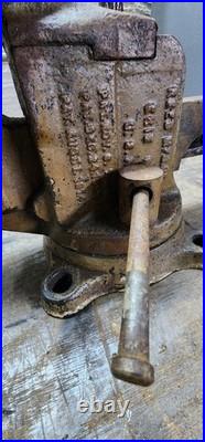 Antique REED MFG Erie PA Swivel JAW & BASE USA PATENT DATES 1908,1912,1914