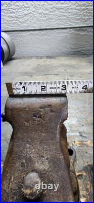 Antique REED MFG Erie PA Swivel JAW & BASE USA PATENT DATES 1908,1912,1914