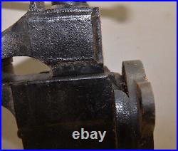 Antique coach maker vise swivel 4 1/2 jaw & base collectible machinist tool