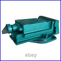 Bench Clamp Vise 6 inch with Swiveling Base for Milling Machine Precision Vise