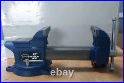 Bench Vise 6 Jaws HD with Anvil Swivel Base NEW Open Box