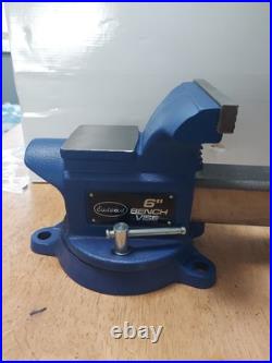 Bench Vise 6 Jaws HD with Anvil Swivel Base NEW Open Box