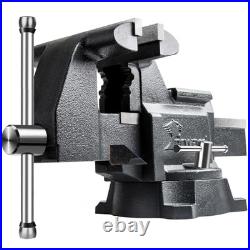Bench Vise Heavy Duty Vice with Anvil and 210 Degrees Swivel Base CR50A-5.5In