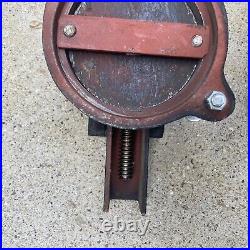 Bench Vise Swivel Base Ohio Forge 4 Jaws Vintage Flat Anvil Plate Old Tool