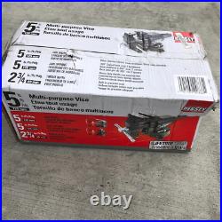 Bessey BV-MPV5 5 Multi-Purpose Rotating Pipe and Bench Vise with Swivel Base