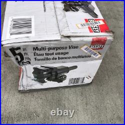 Bessey BV-MPV5 5 Multi-Purpose Rotating Pipe and Bench Vise with Swivel Base