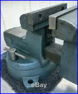 Big Vice Wilton Mechanics 6 Bench Vise With Swivel Base & Pipe Jaw. Made In USA