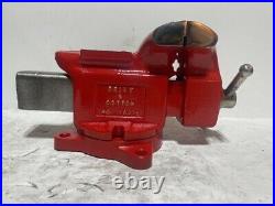 Brink & Cotton 3½ Jaws Anvil Bench Vise No. 183 Swivel Base Bolt Down Made USA