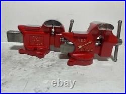 Brink & Cotton 3½ Jaws Anvil Bench Vise No. 183 Swivel Base Bolt Down Made USA