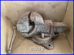 Buffalo Vise 5 Machinist With Locking Swivel Base Good Used Needs Love Cleaning