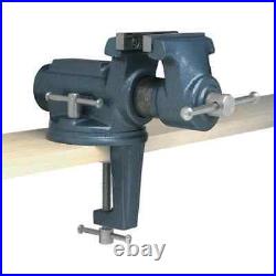 CBV-100, Super-Junior 4 in. Vise with Clamp-On Swivel Base