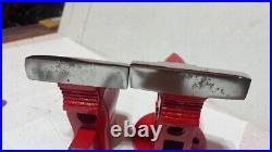 COLUMBIAN No. 63 1/2 Red Arrow Bench Vise 3 1/2 Jaw Old Tools 63-3 Swivel Base