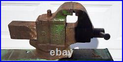 COLUMBIAN Vise No. 403 1/2 Swivel Jaw & Base 3 1/2 Jaws Circa 1920's USA