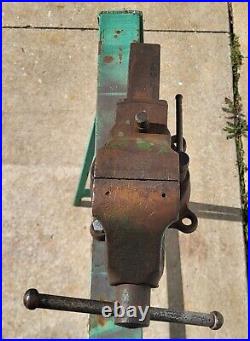 COLUMBIAN Vise No. 403 1/2 Swivel Jaw & Base 3 1/2 Jaws Circa 1920's USA