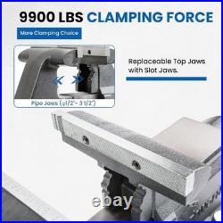 CR60A 6.5 Bench Vise with Anvil & Swivel Base