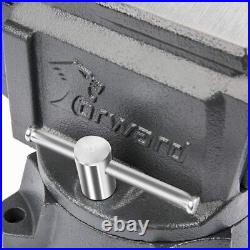 CR60A 6.5-Inch Bench Vise Swivel Base Heavy Duty with Anvil (6 1/2) Gray