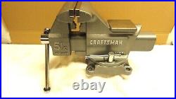 CRAFTSMAN 51871 Swivel Bench Vise 5-1/2 Wide Jaws (EXCELLENT CONDITION)