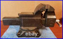 CRAFTSMAN Bench Vise 6 Jaws Swivel Base # 51856 USA Made HEAVY