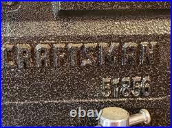 CRAFTSMAN Bench Vise 6 Jaws Swivel Base # 51856 USA Made HEAVY