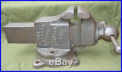 C. PARKER SWIVEL BASE BENCH VISE, No 239. SEMI STEEL, SOLID BAR. PAT JAN 2, 1906